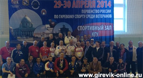 Первенство России среди ветеранов 2014, Курск